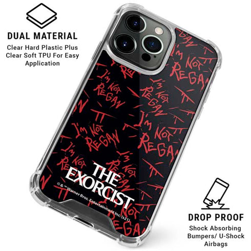 Warner Bros The Exorcist Im Not Regan iPhone 16 Pro Clear Case